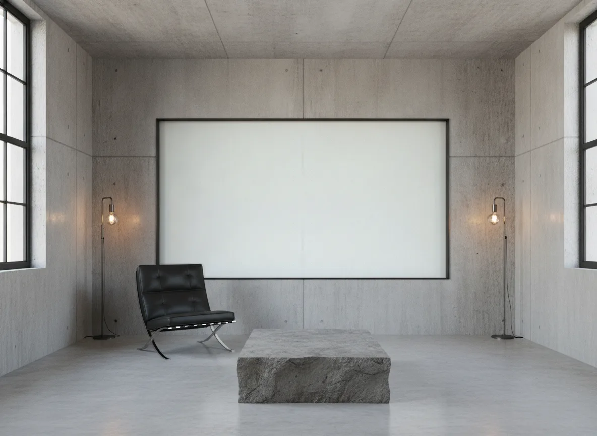 Vinacoustic Tivoli — Loft — pole w betonie w stalowej ramie