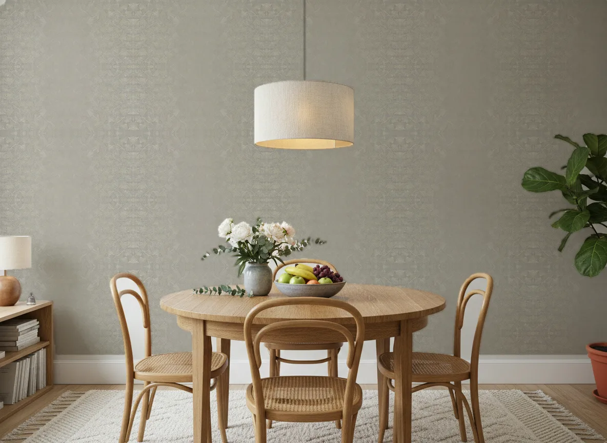 Songket Nature Precieuse – Textures — Jadalnia z okrągłym stołem