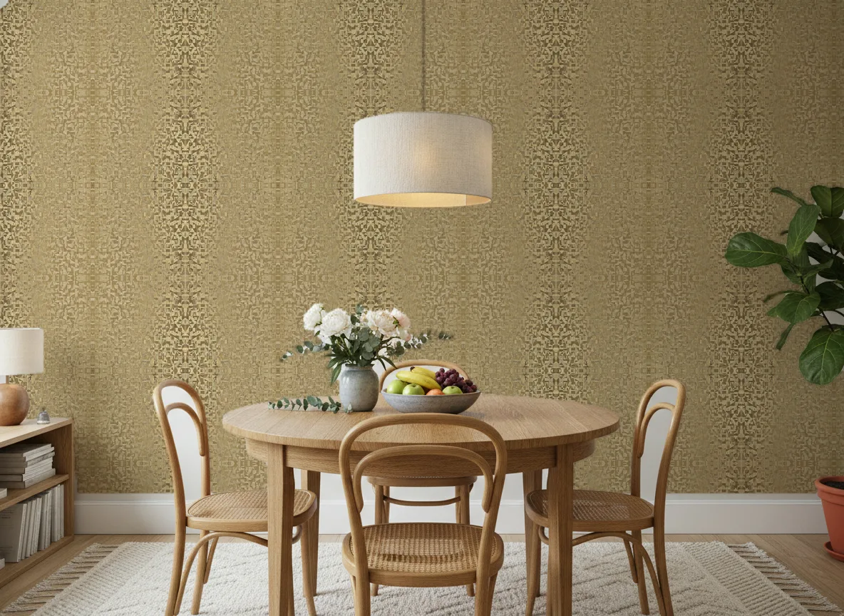 Veladero Textures Metalliques — Jadalnia z okrągłym stołem