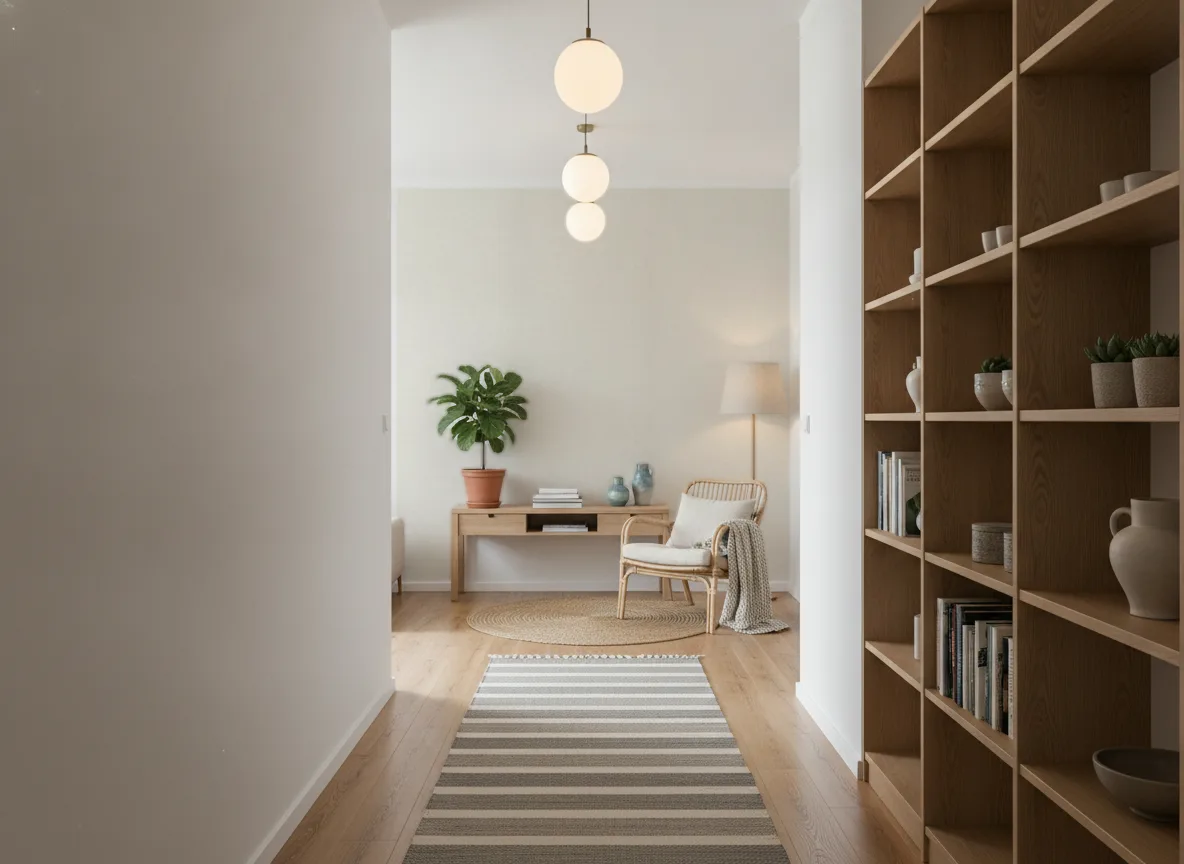 Vannora — Korytarz w mieszkaniu — ściana na końcu