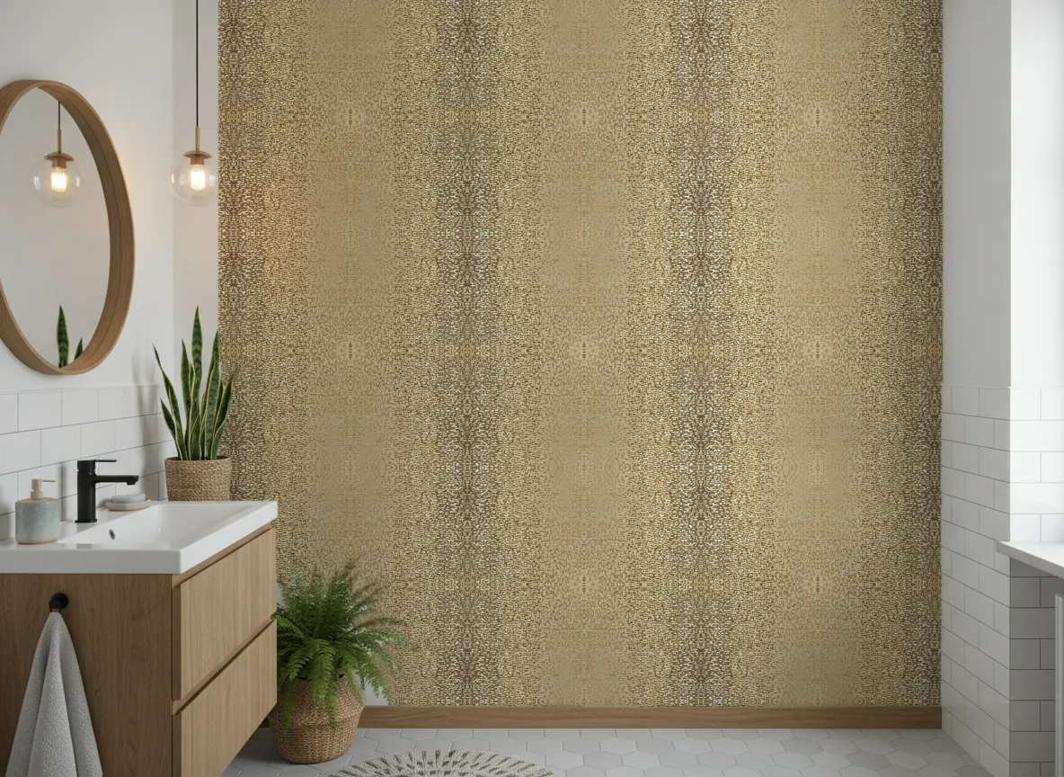 Pyrite Textures Metalliques — Łazienka w mieszkaniu