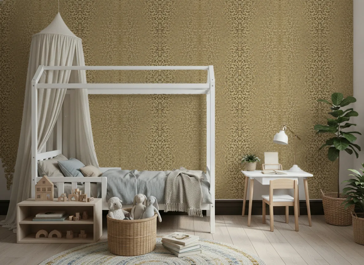 Veladero Textures Metalliques — Pokój dziecka z baldachimem