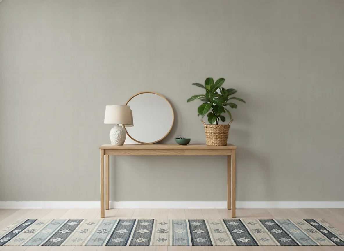Nérikomi Texture Cerame — Przedpokój z konsolą
