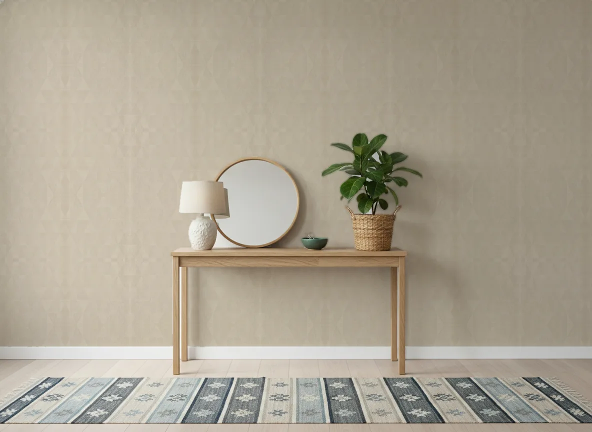 Parangon Textures Metalliques — Przedpokój z konsolą
