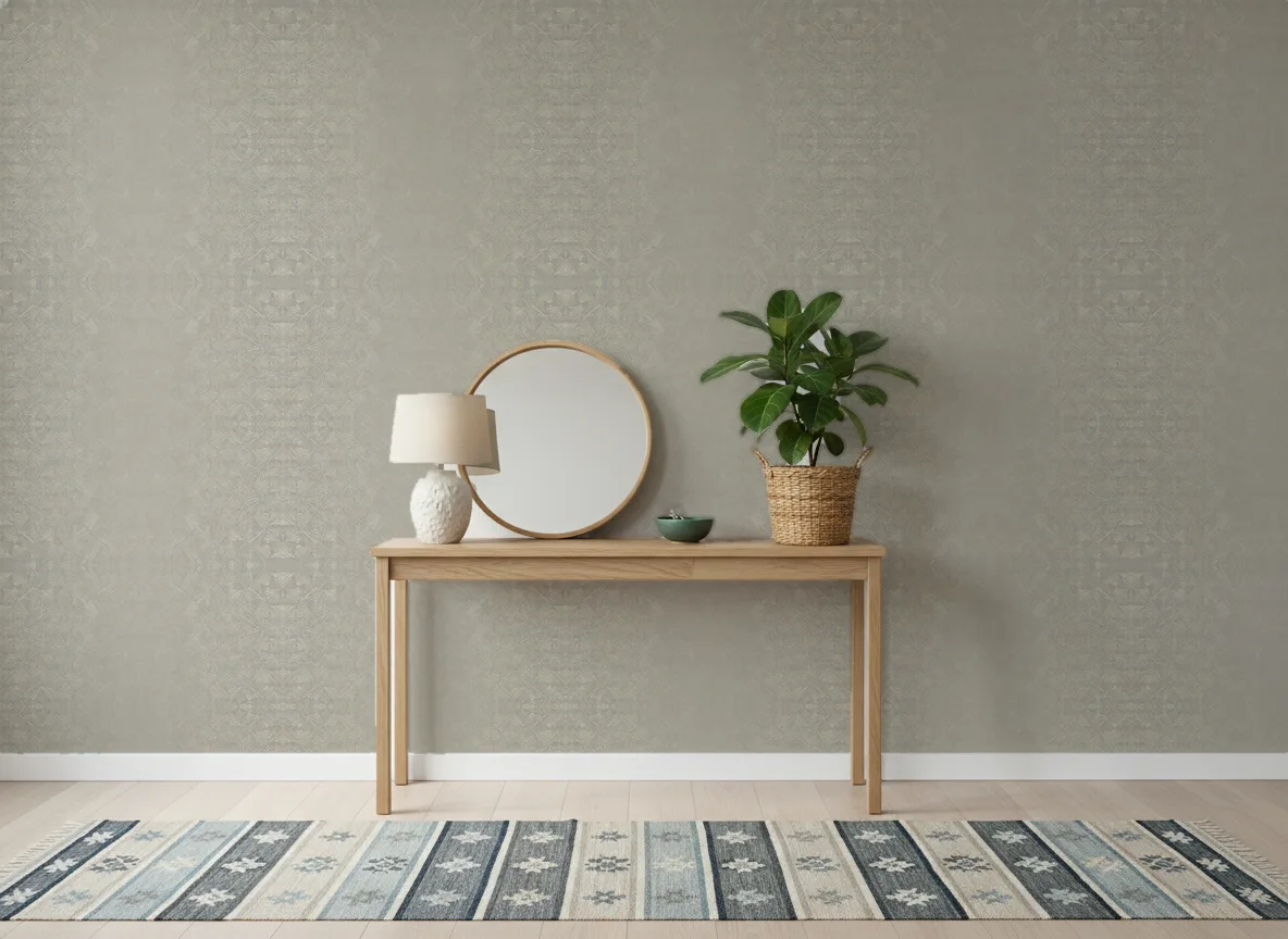 Songket Nature Precieuse – Textures — Przedpokój z konsolą