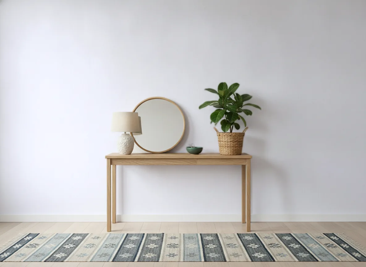 Minimalistyczna — Przedpokój z konsolą