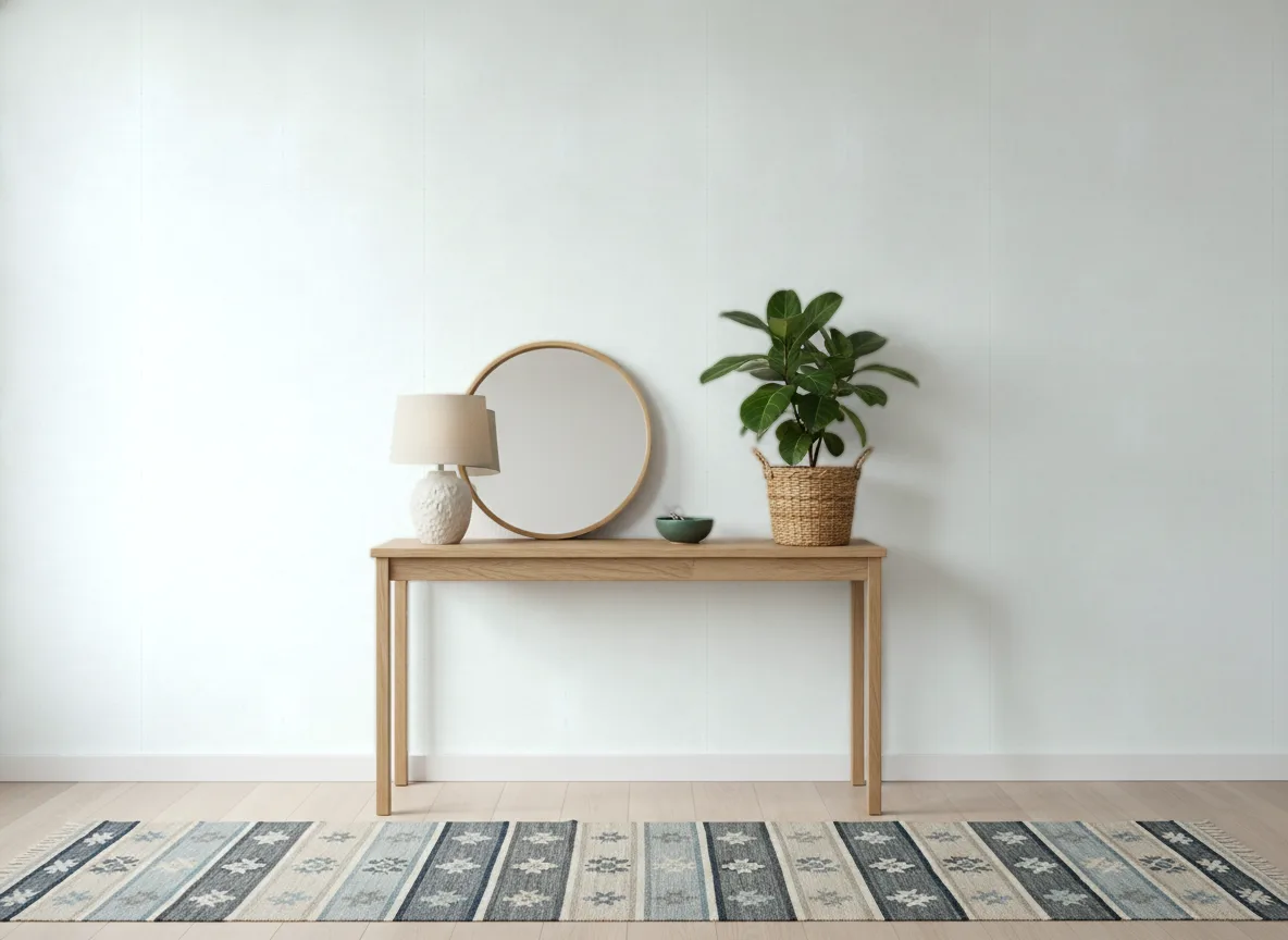 Vinacoustic Abaca — Przedpokój z konsolą
