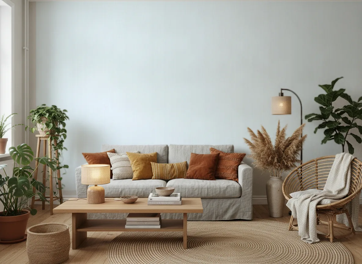 Pionowa struktura — Salon boho