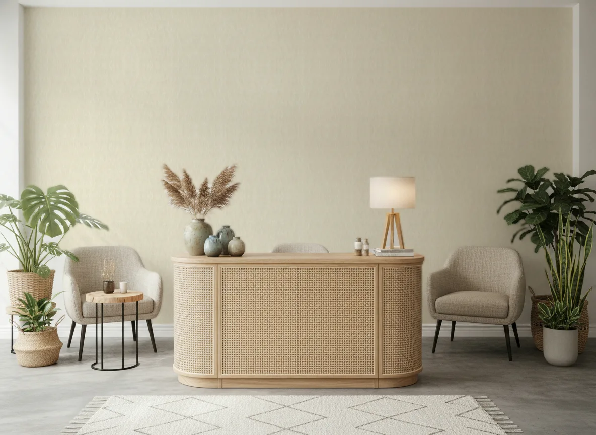 Keramos Texture Cerame — Recepcja salonu kosmetycznego