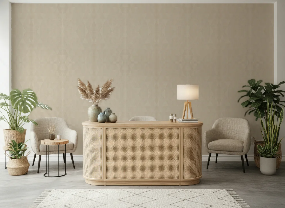 Parangon Textures Metalliques — Recepcja salonu kosmetycznego