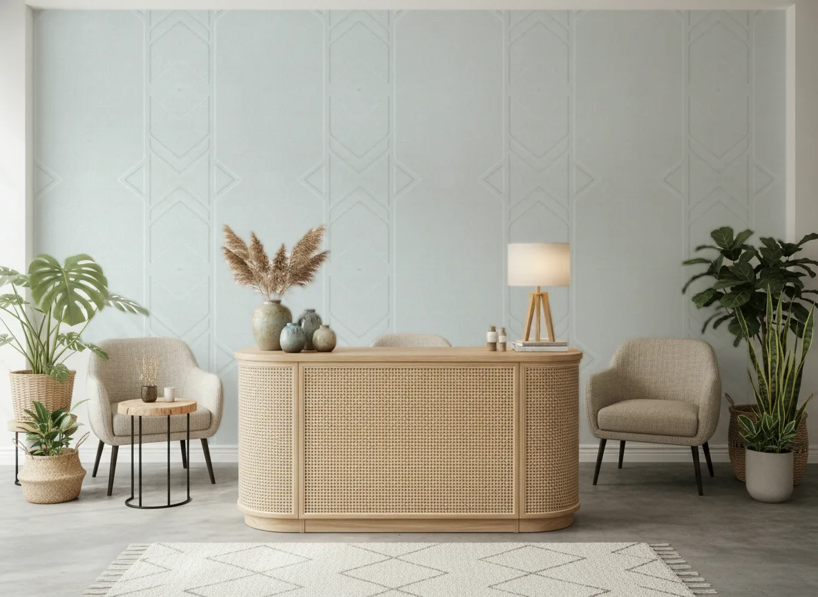 Polyform Vinacoustic Gallery — Recepcja salonu kosmetycznego
