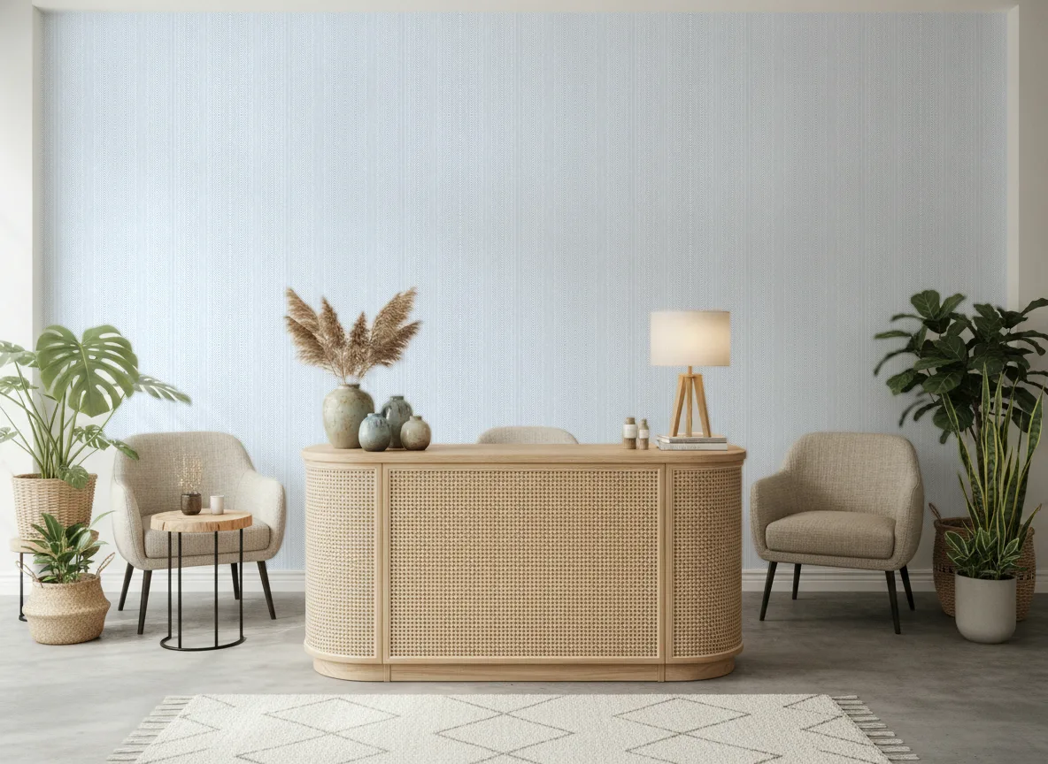 Tapeta obiektowa Lana W-31426-103 — Recepcja salonu kosmetycznego