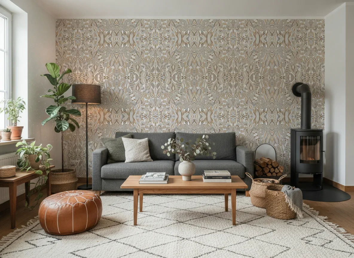 Alfabia — Salon z kozą w domu