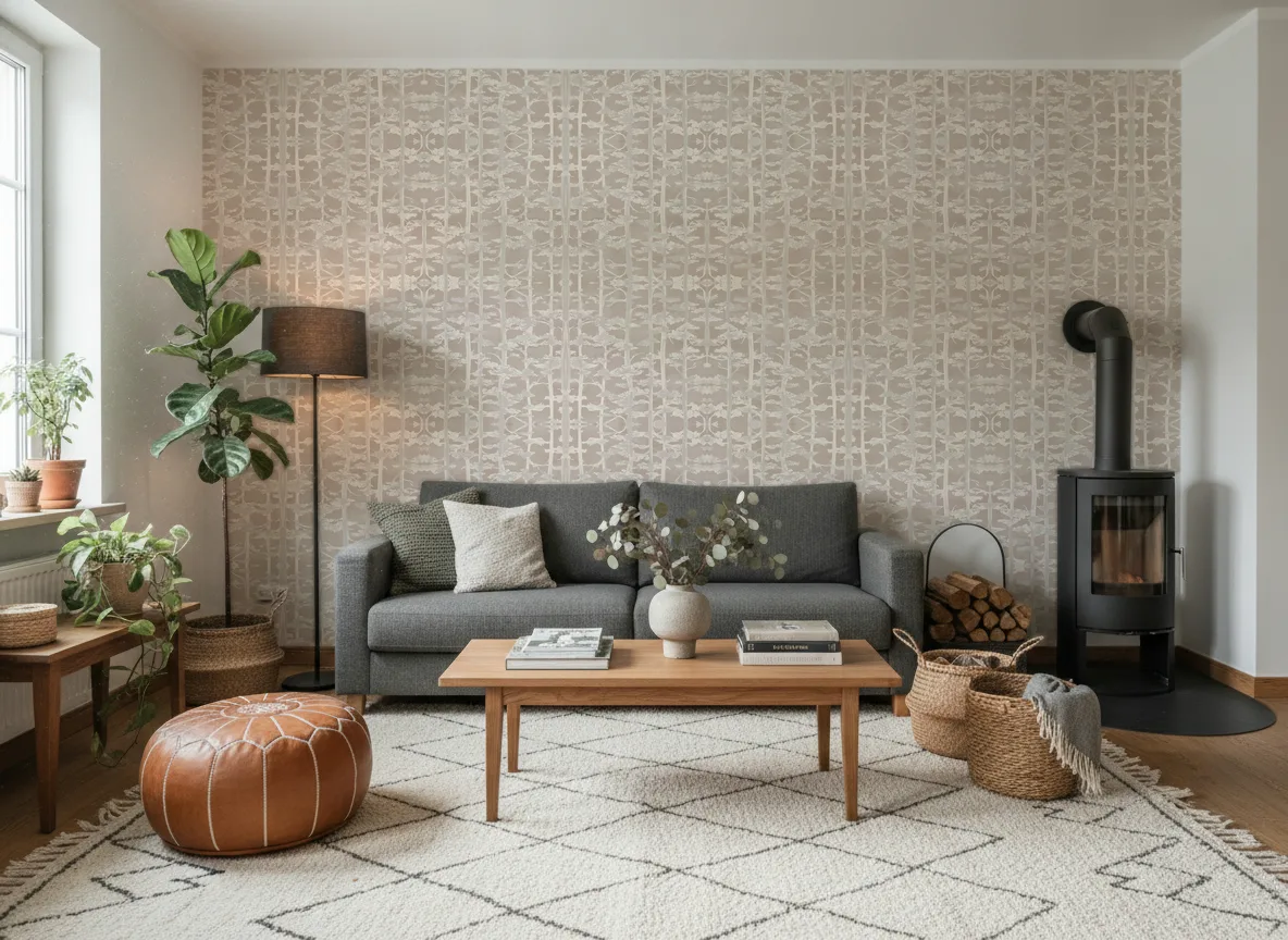 Ame — Salon z kozą w domu