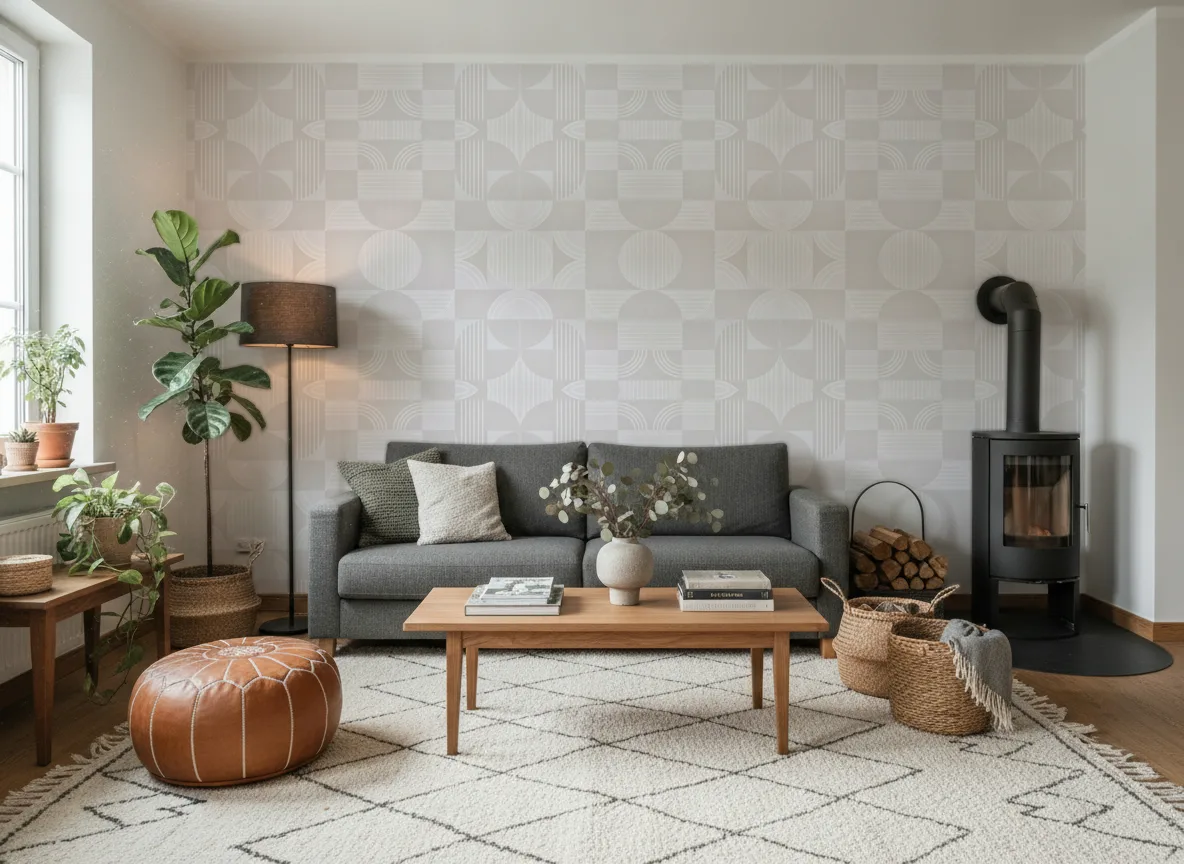 Annees 30 Faubourg des Lumieres — Salon z kozą w domu