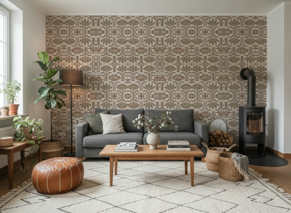 Dattara — Salon z kozą w domu