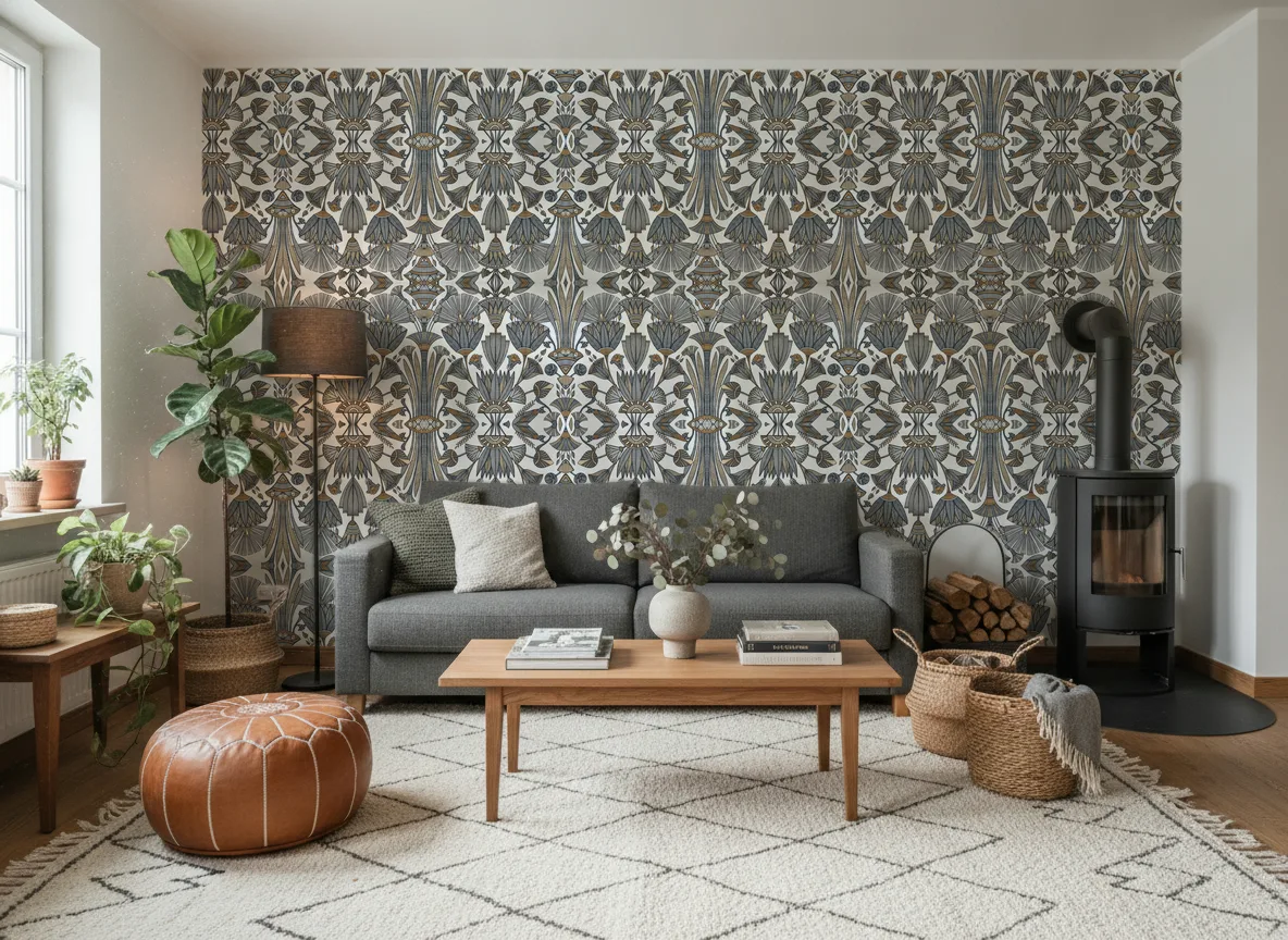 Denderah — Salon z kozą w domu