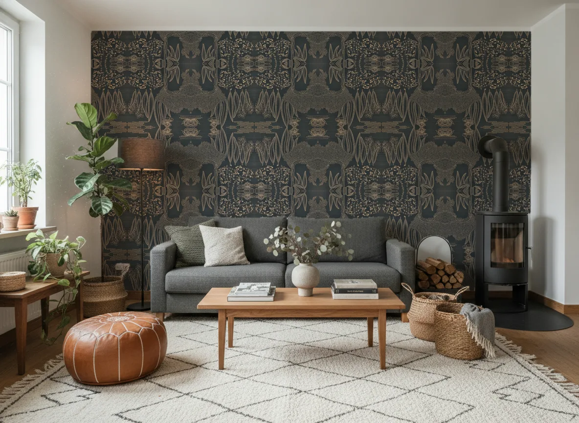 Hasu — Salon z kozą w domu