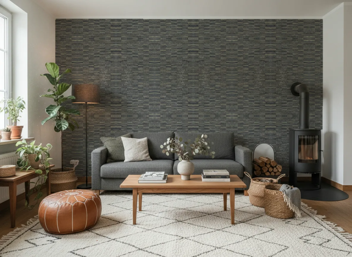 Lirio Nature Precieuse – Textures — Salon z kozą w domu