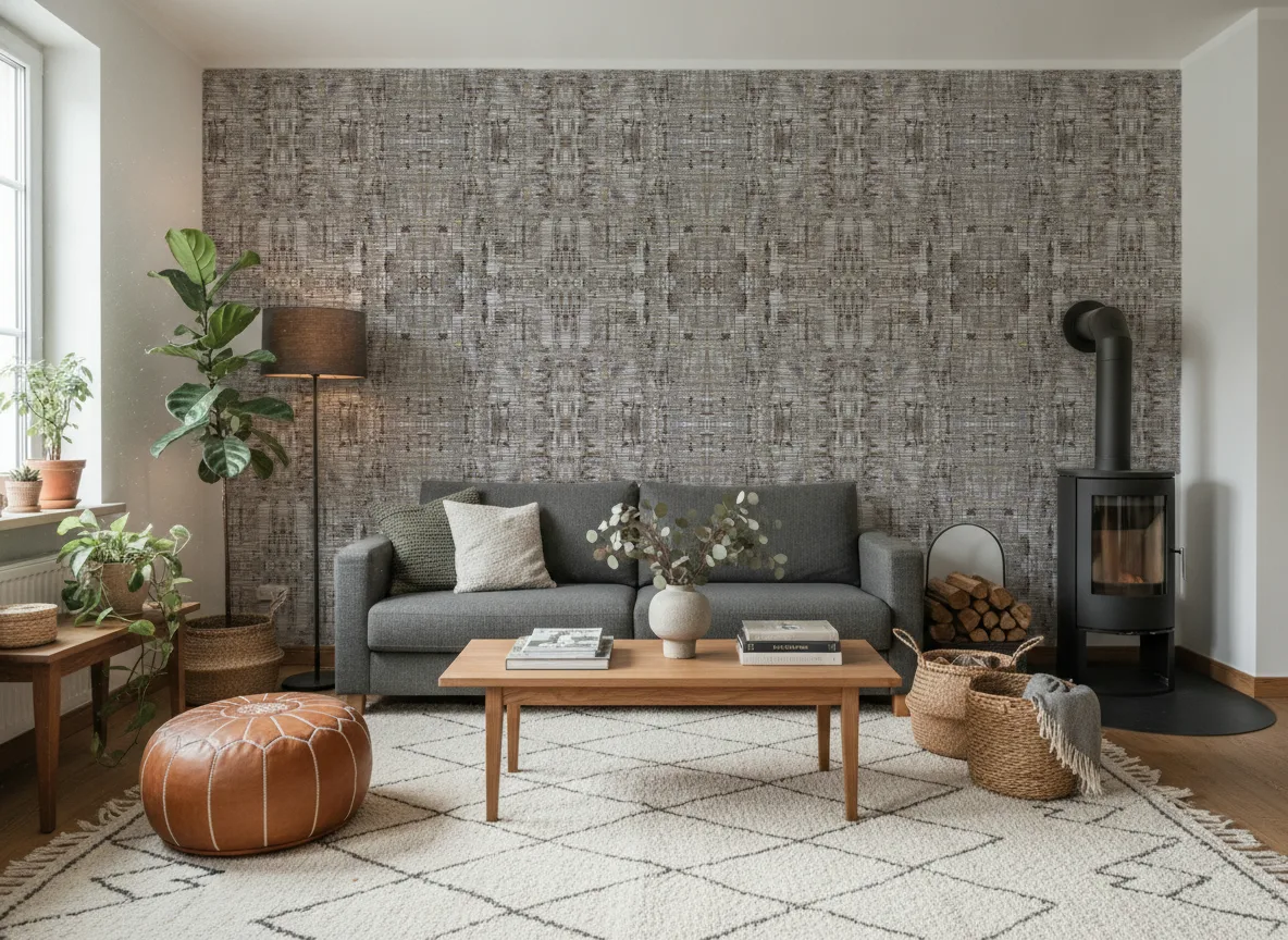 Manufactura — Salon z kozą w domu