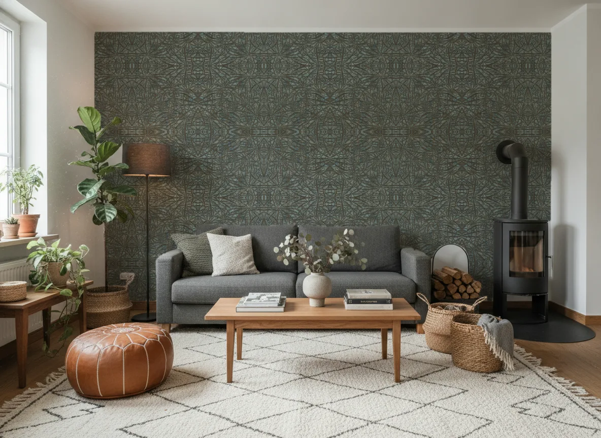 Palmyre — Salon z kozą w domu