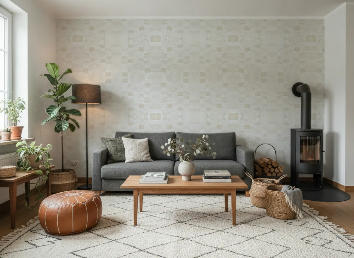 Pueblos — Salon z kozą w domu