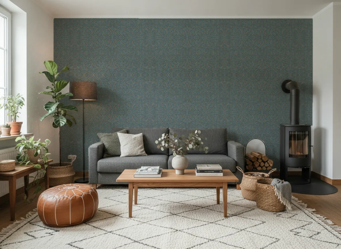 Rabat Mansour — Salon z kozą w domu
