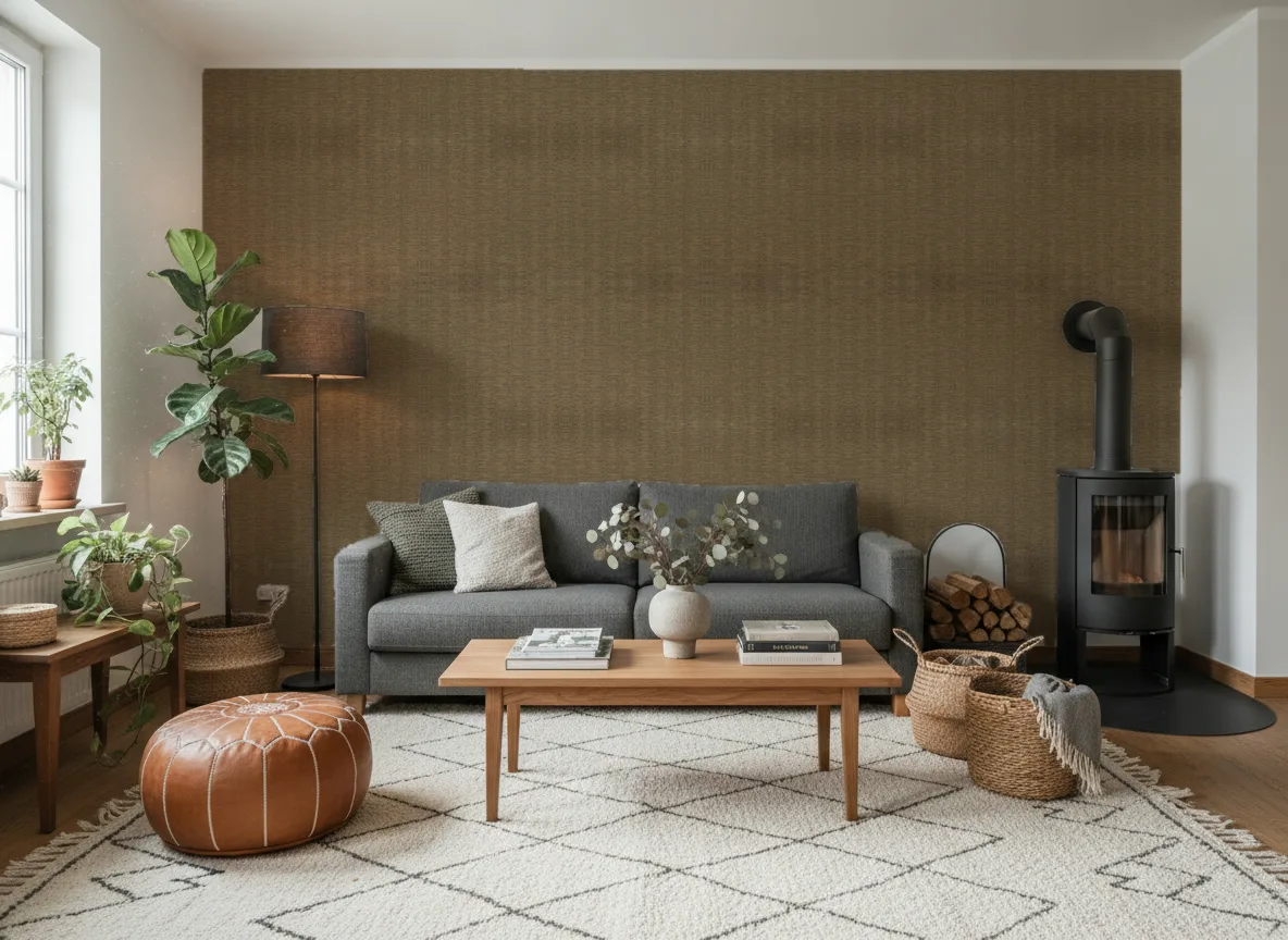 Scandium — Salon z kozą w domu