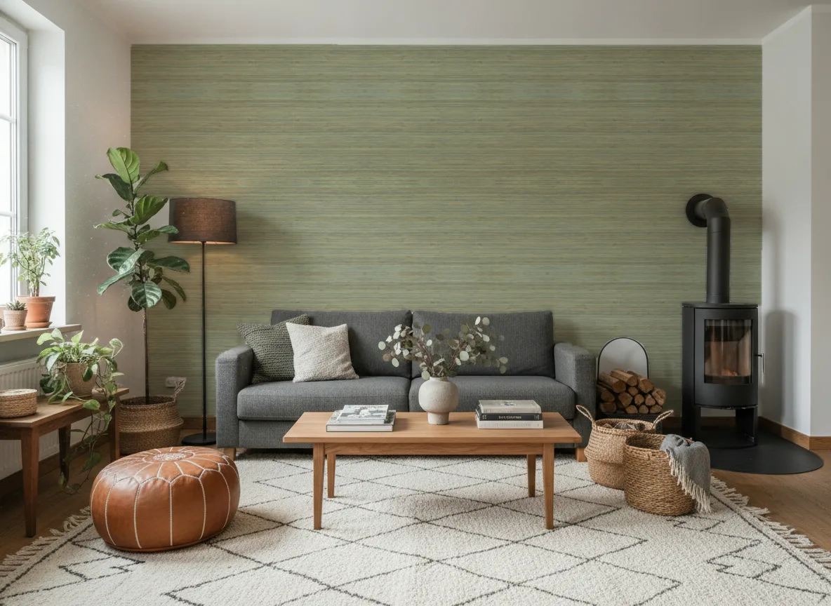 Seagrass — Salon z kozą w domu