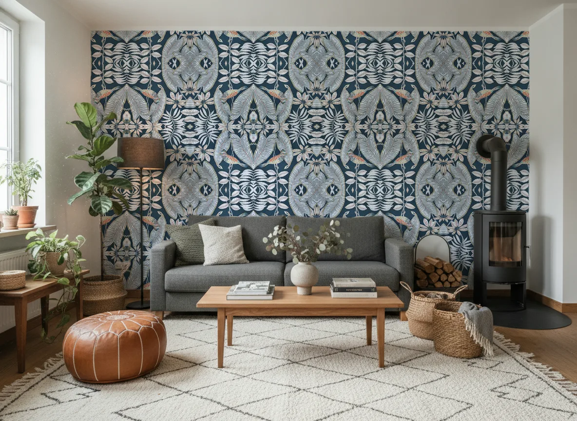 Sibia — Salon z kozą w domu