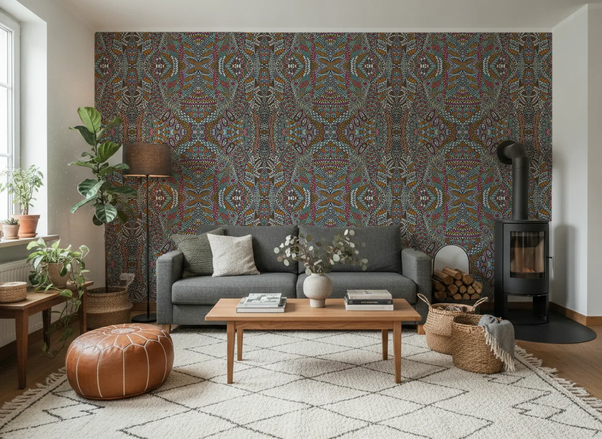 Talavera — Salon z kozą w domu