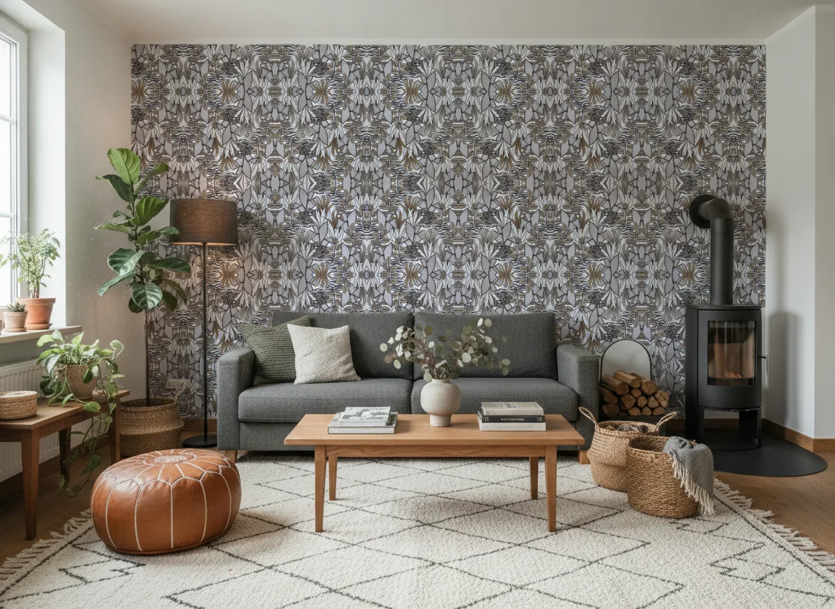 Tigris — Salon z kozą w domu