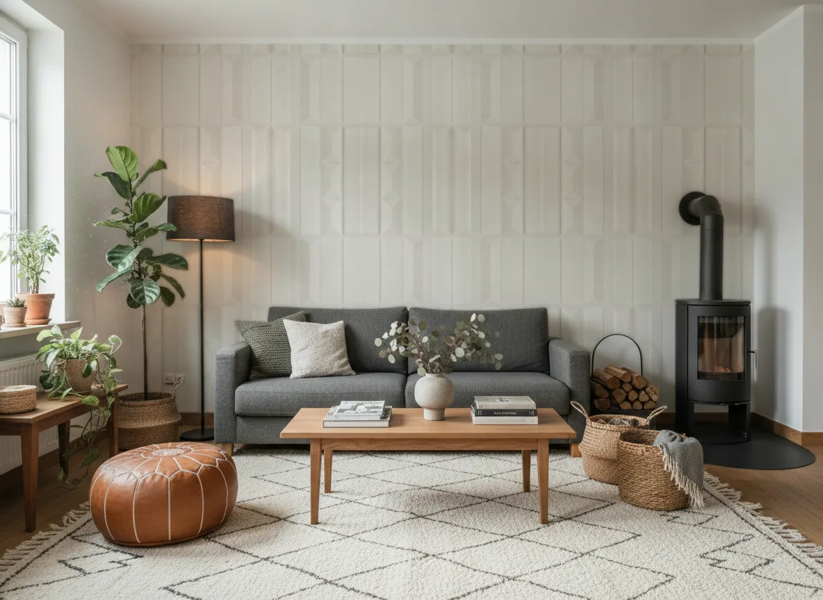 Polyform Eos Prism — Salon z kozą w domu