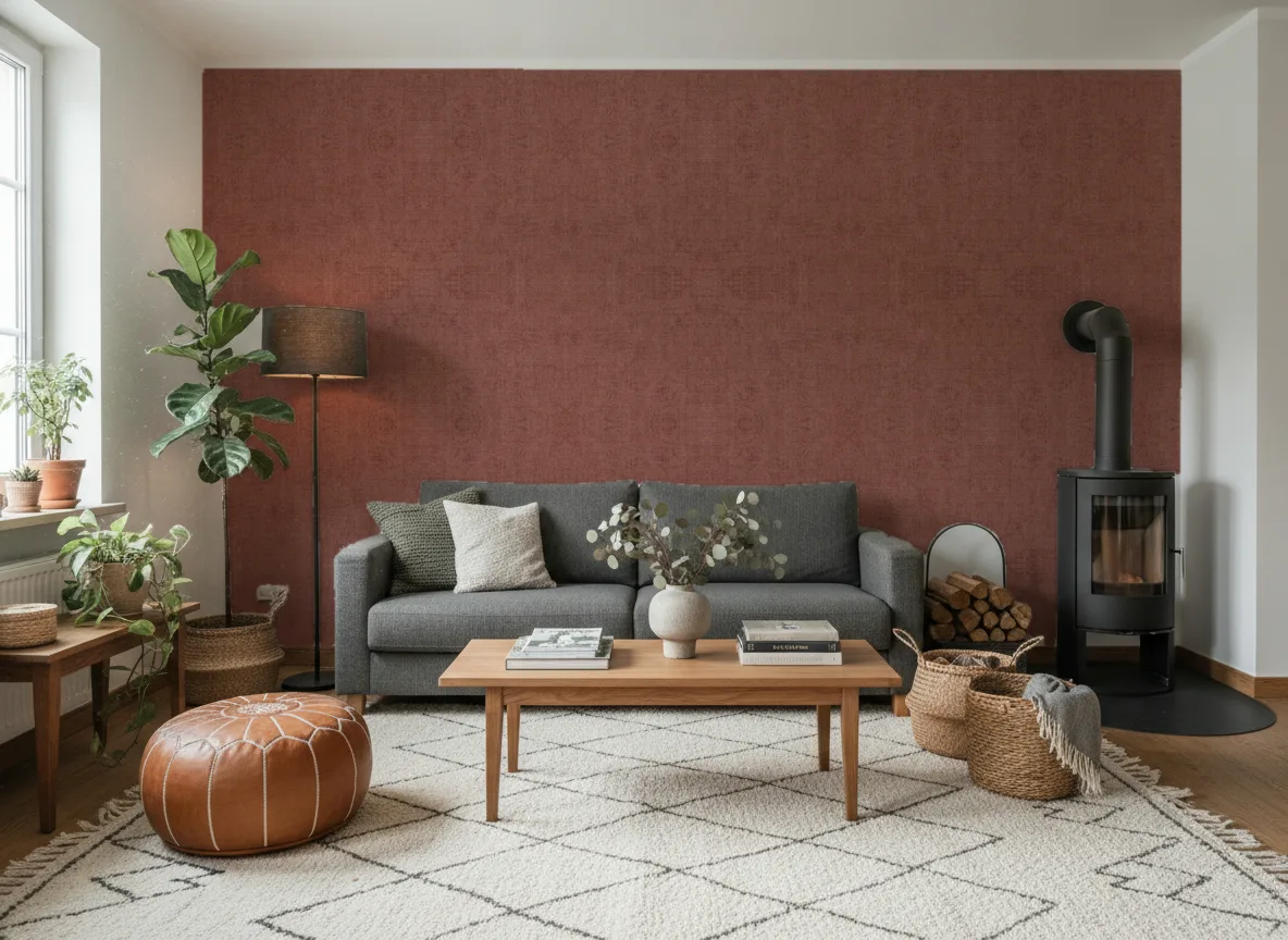 Vinacoustic Bellano — Salon z kozą w domu