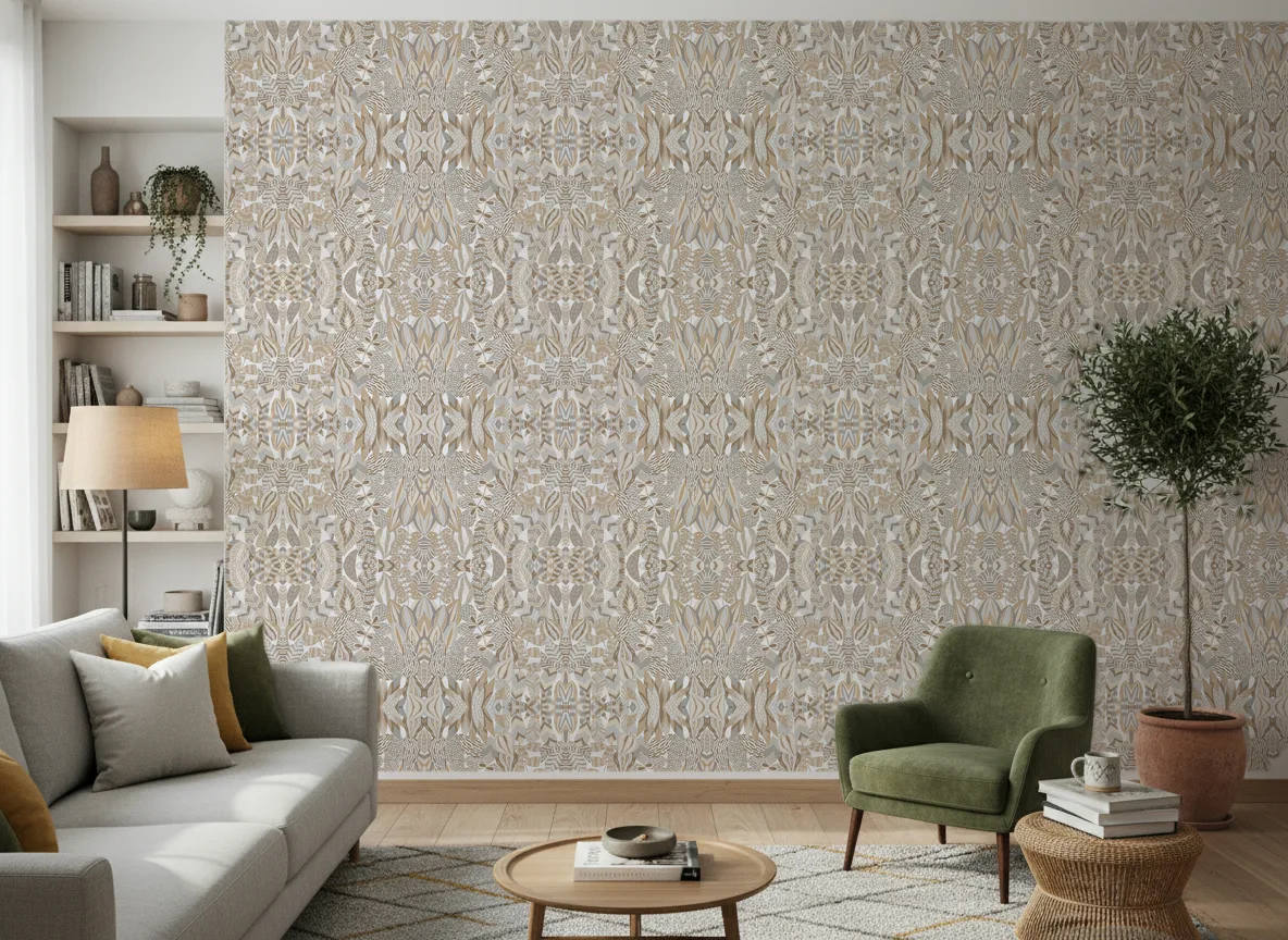 Alfabia — Salon z zielonym fotelem