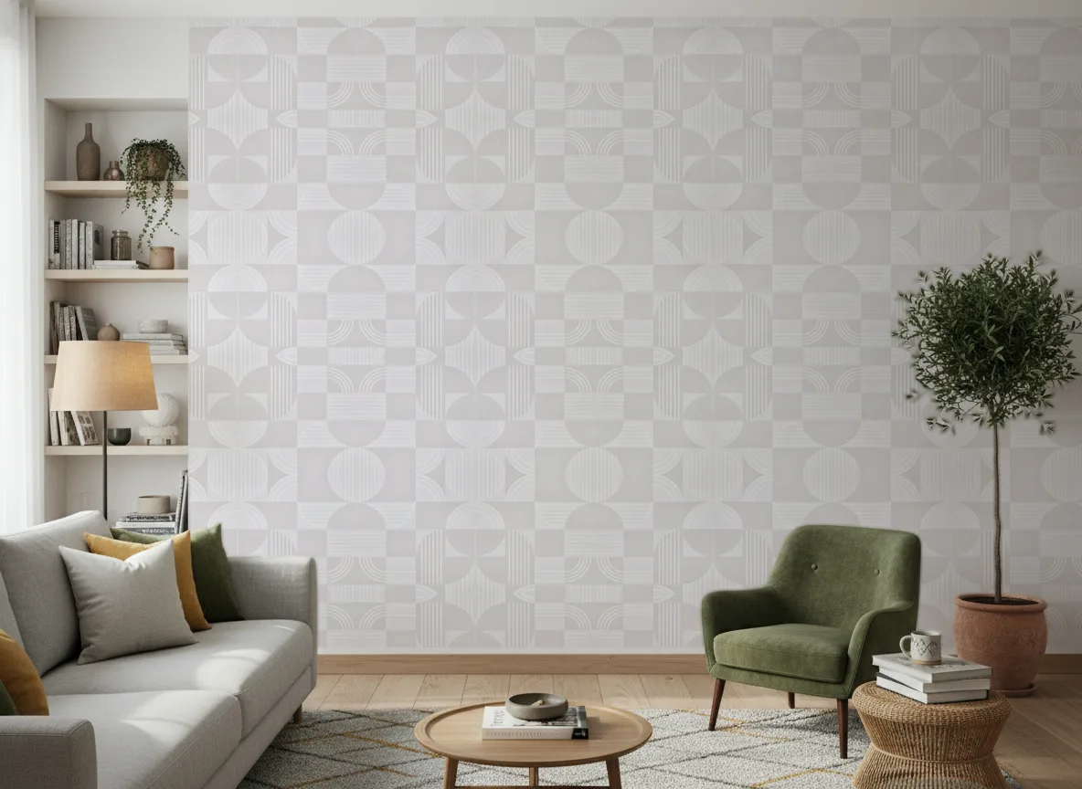 Annees 30 Faubourg des Lumieres — Salon z zielonym fotelem