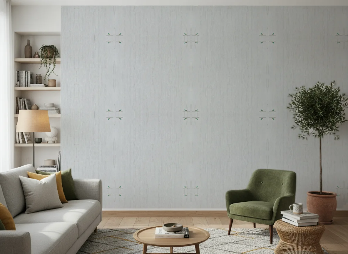 Atalanta Natural — Salon z zielonym fotelem
