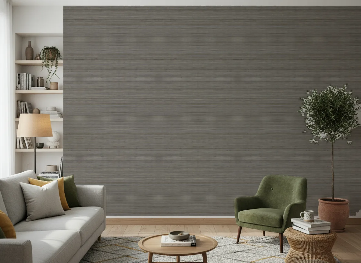 Bambou — Salon z zielonym fotelem