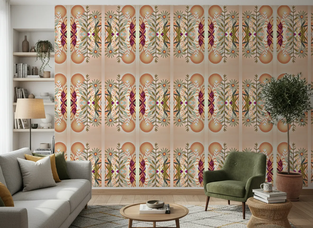 Jardin de cactus — Salon z zielonym fotelem