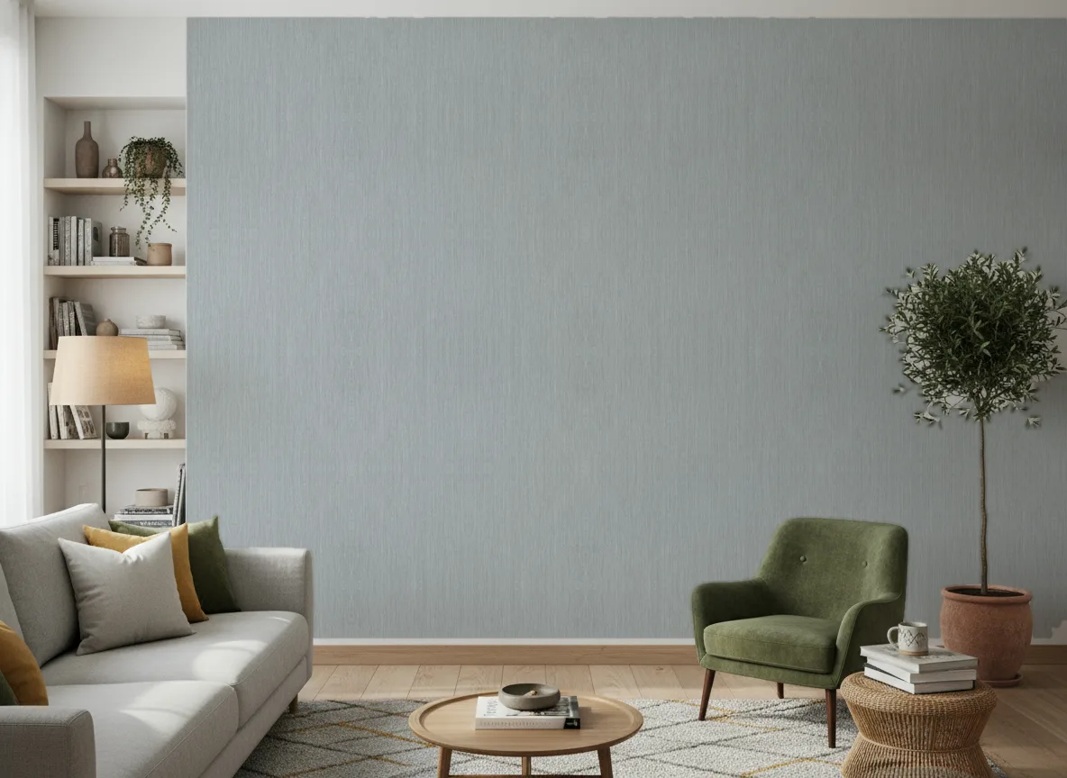 Le Bois — Salon z zielonym fotelem