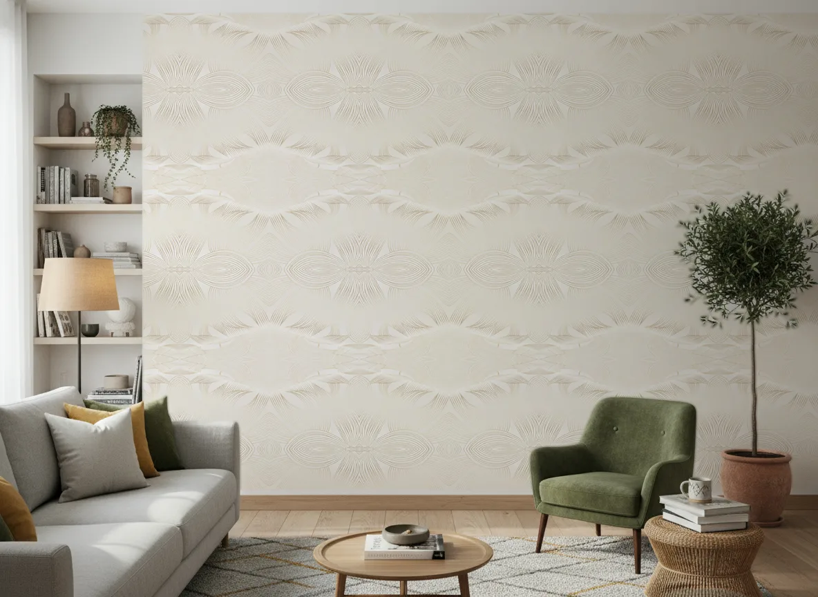 Leontine — Salon z zielonym fotelem