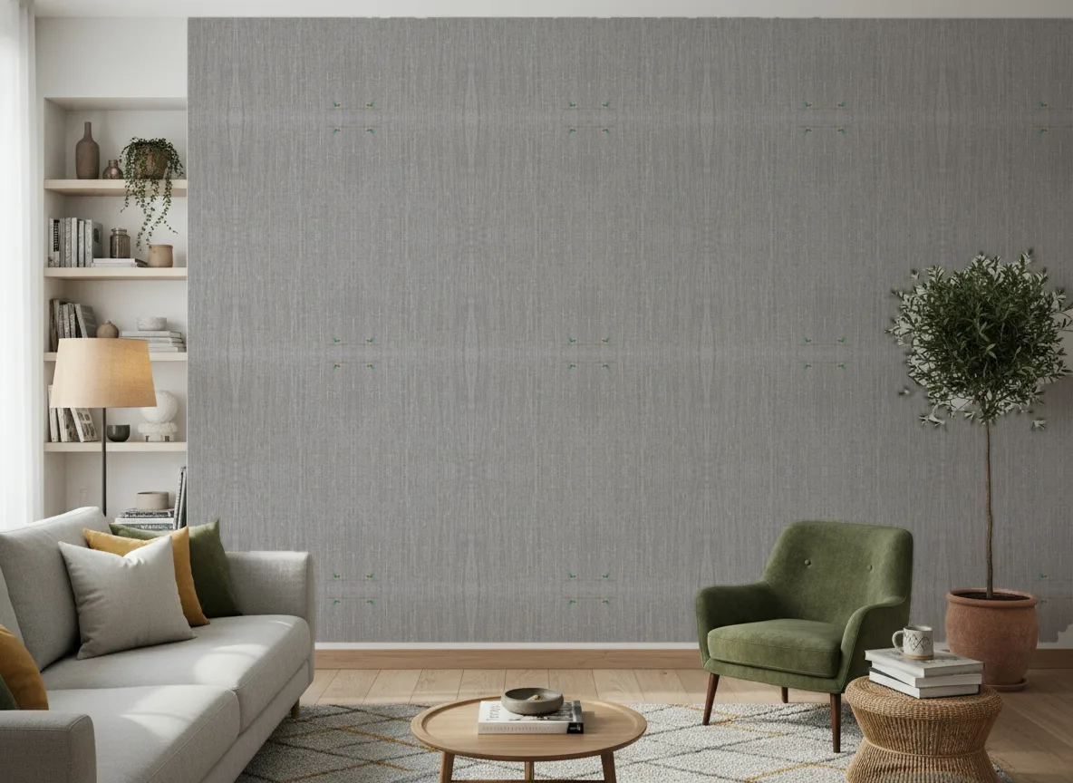 Linon Linessence — Salon z zielonym fotelem