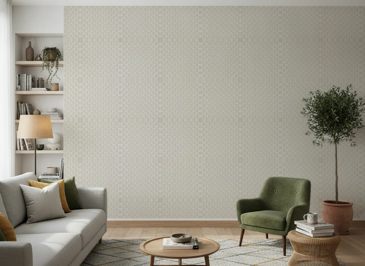 Mirage — Salon z zielonym fotelem