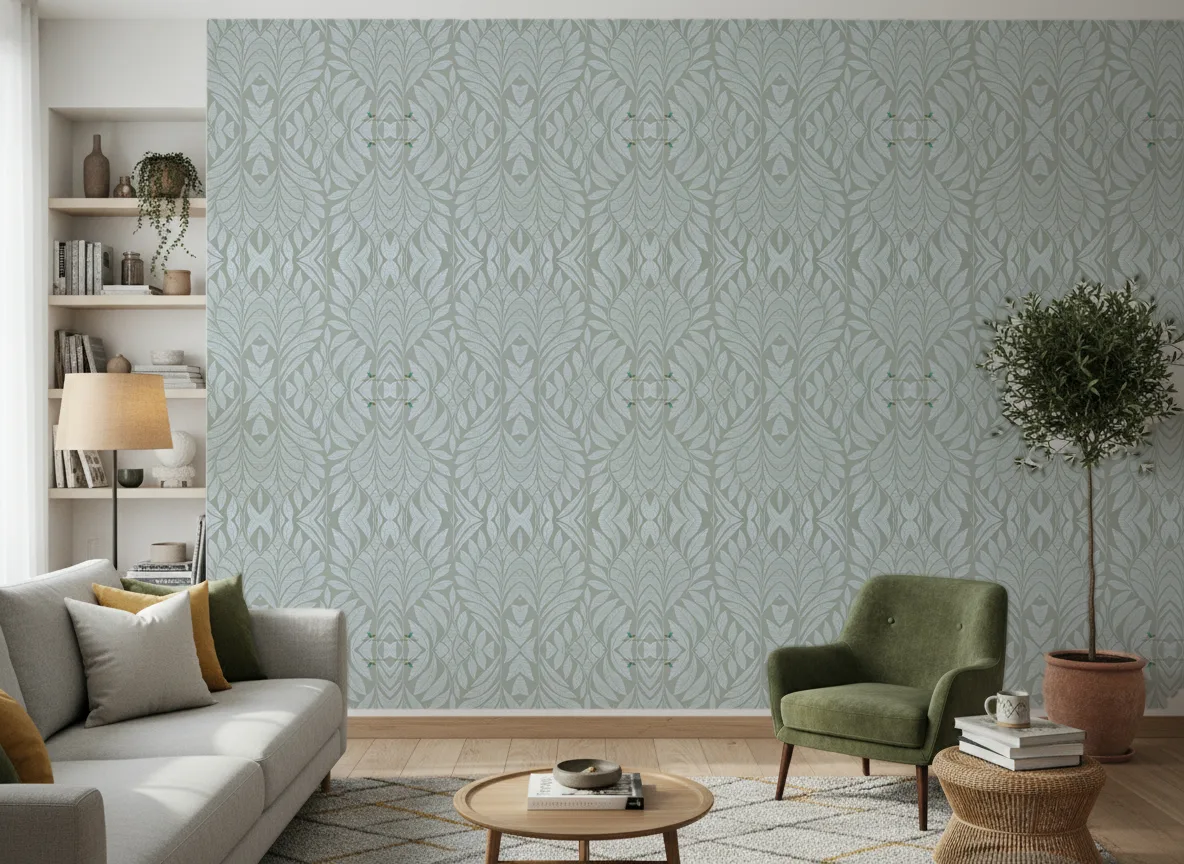 Printemps Viennois — Salon z zielonym fotelem