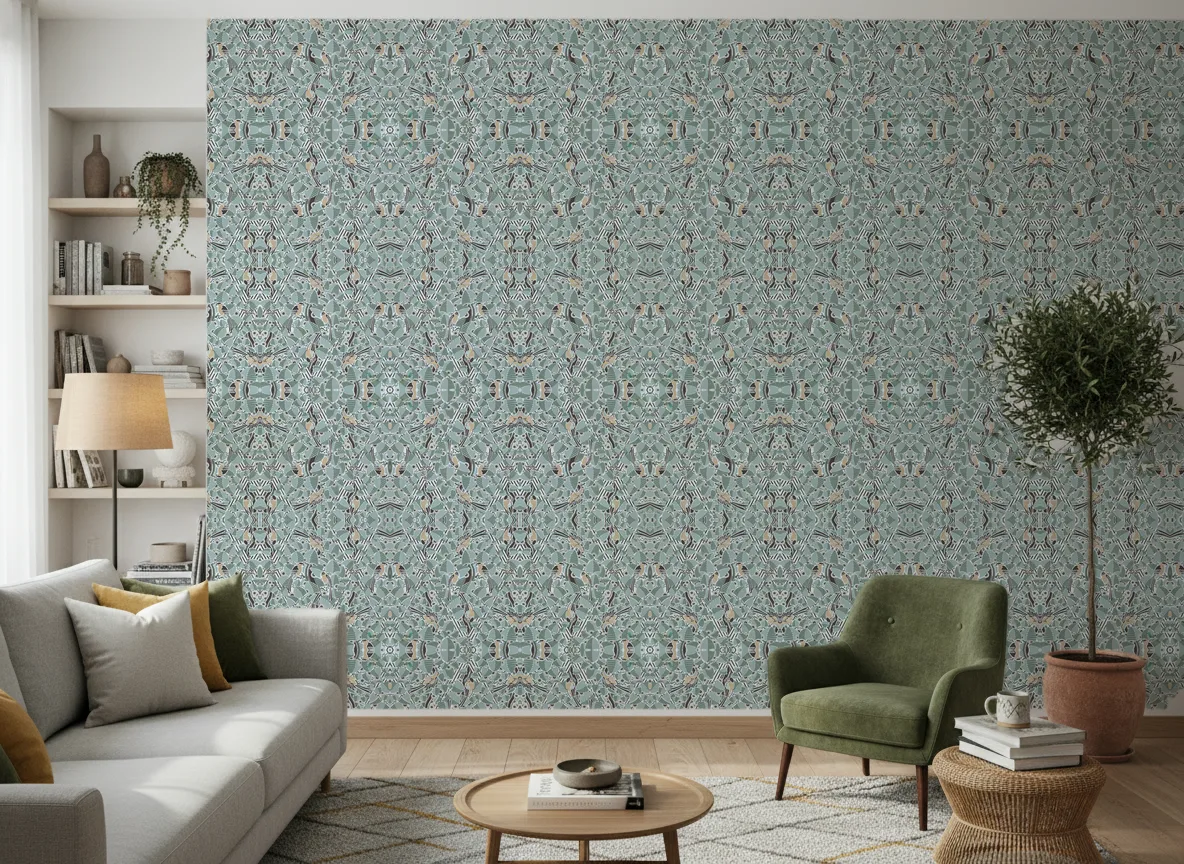 Printemps Viennois — Salon z zielonym fotelem
