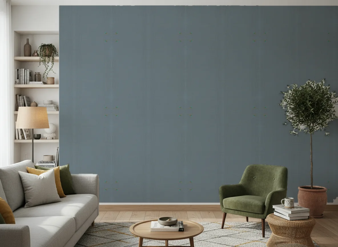 Prisme Delta — Salon z zielonym fotelem