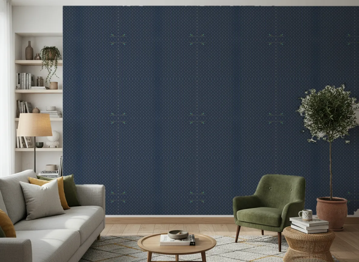 Stein Delta — Salon z zielonym fotelem