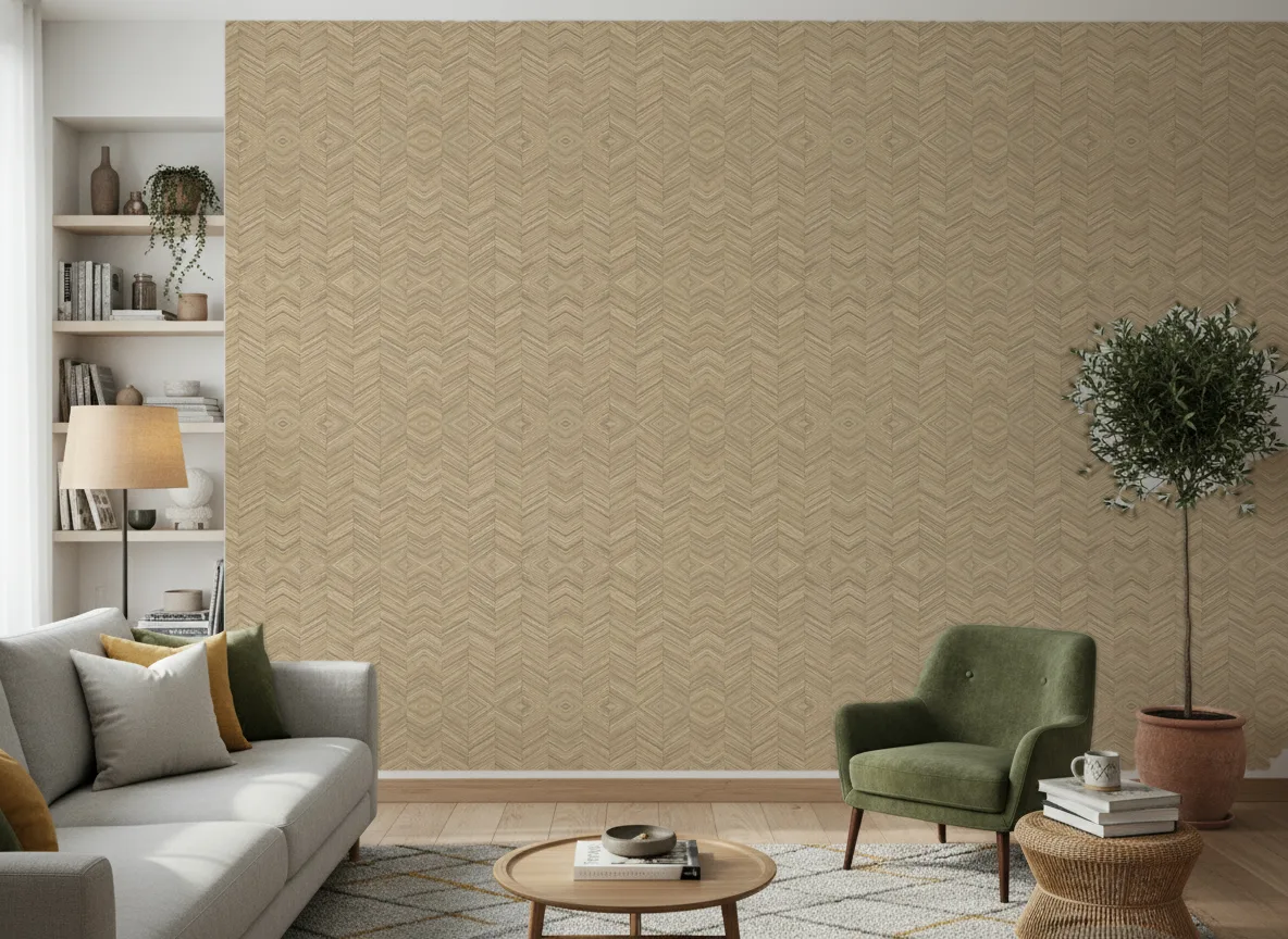 Textures Vegetales — Salon z zielonym fotelem