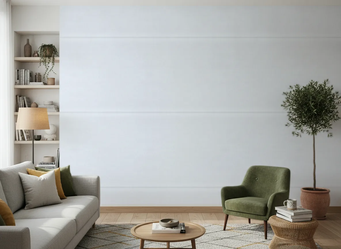 Velin — Salon z zielonym fotelem