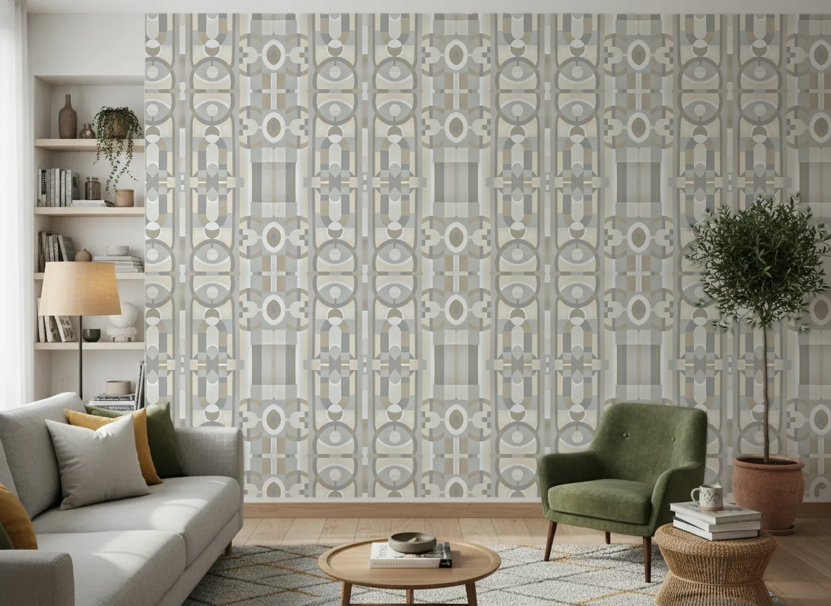 Vitrail Faubourg des Lumieres — Salon z zielonym fotelem